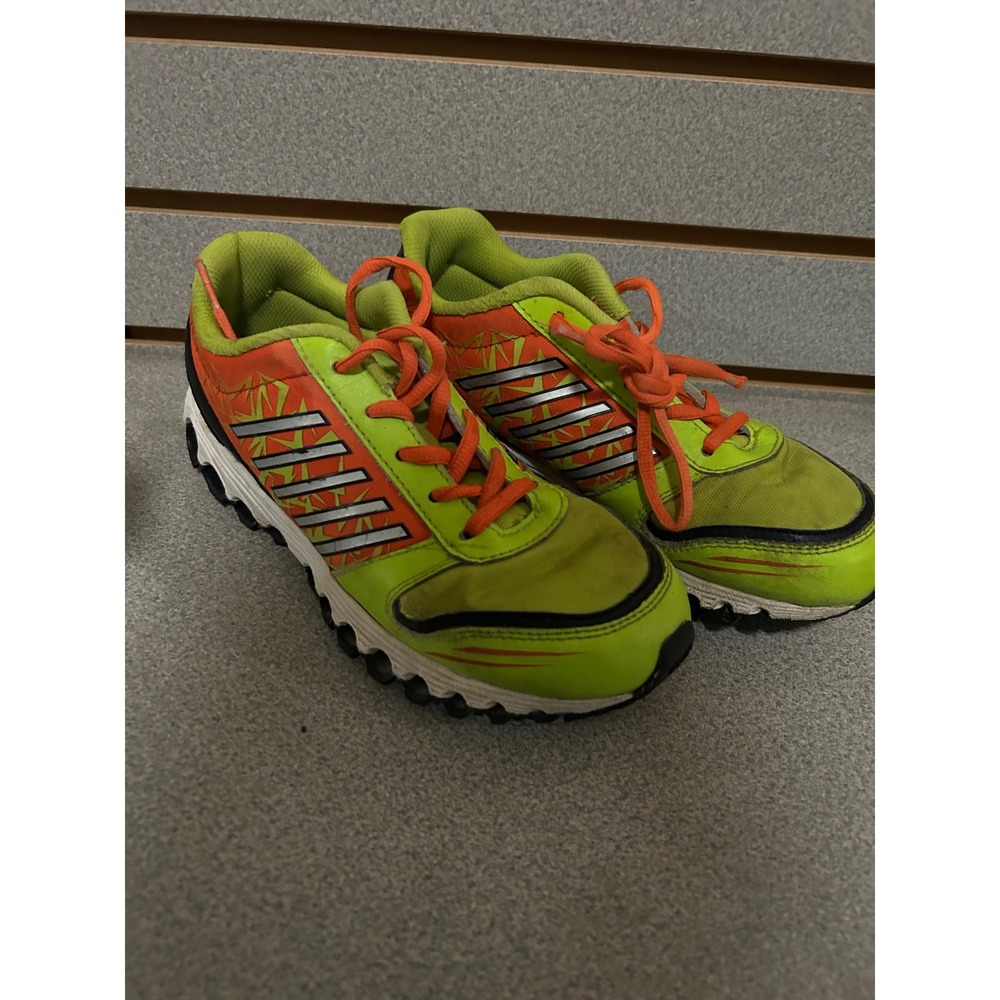 K-Swiss Varsity Kids Sneakers Neon Lime Green Orange 85041-328-M Size‎ 5 Low Top